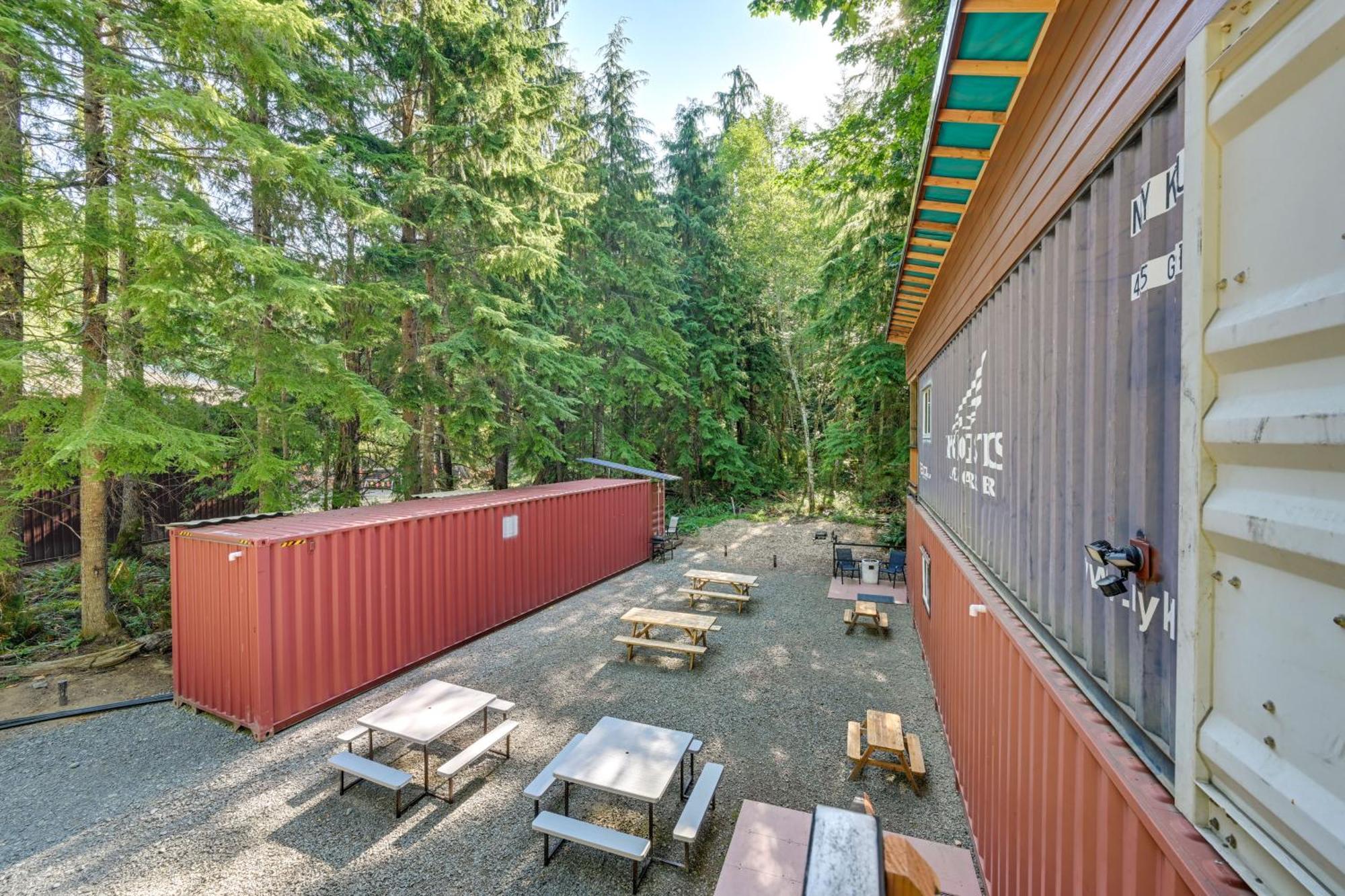 Unique Container Studio With Deck And Fire Pit! Buckley Exteriör bild