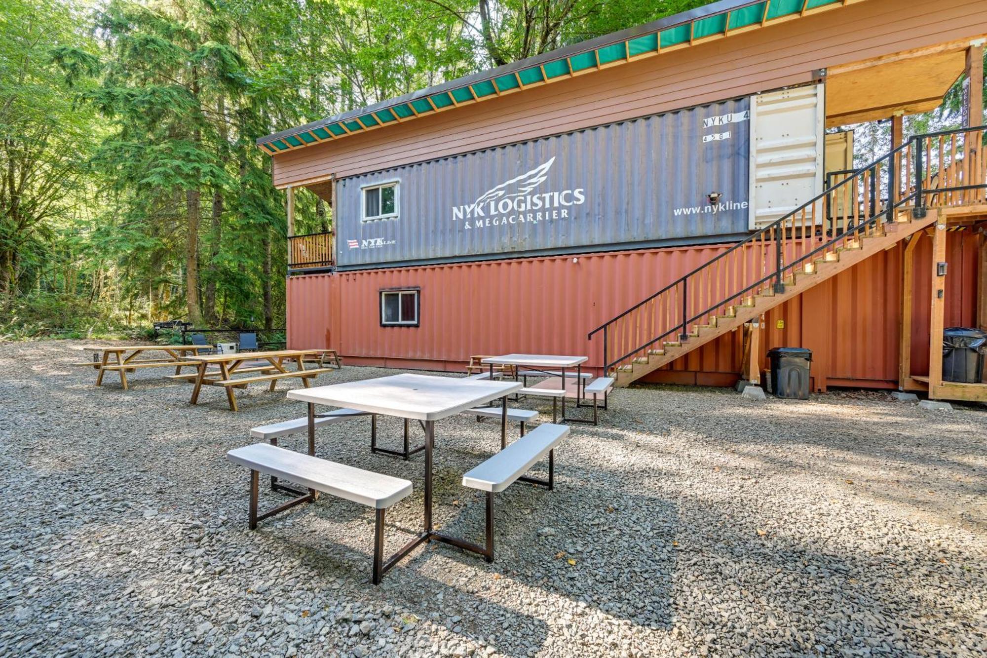 Unique Container Studio With Deck And Fire Pit! Buckley Exteriör bild