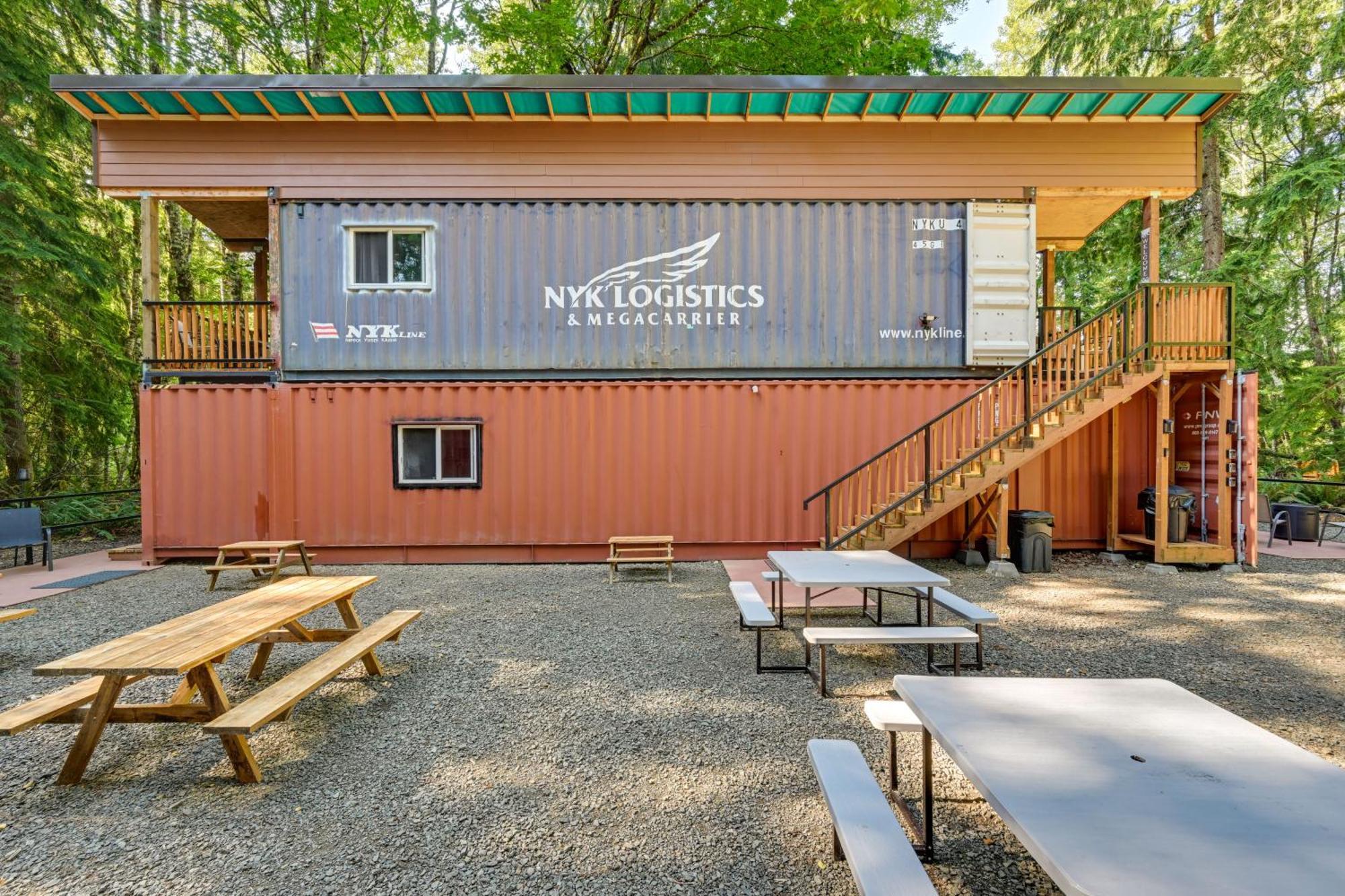 Unique Container Studio With Deck And Fire Pit! Buckley Exteriör bild