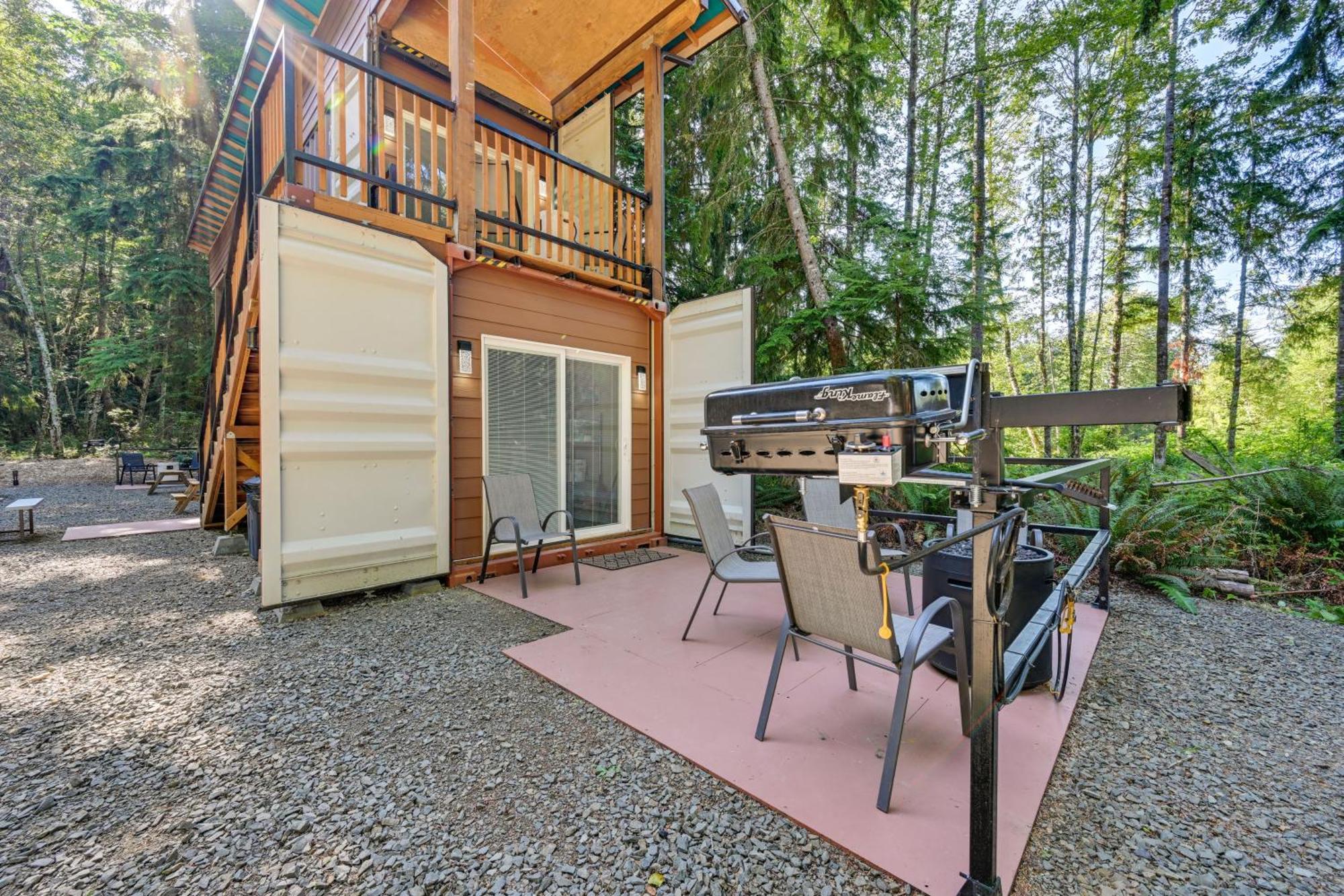 Unique Container Studio With Deck And Fire Pit! Buckley Exteriör bild