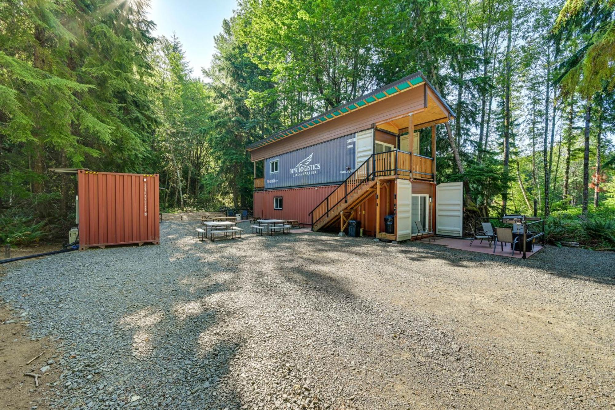 Unique Container Studio With Deck And Fire Pit! Buckley Exteriör bild